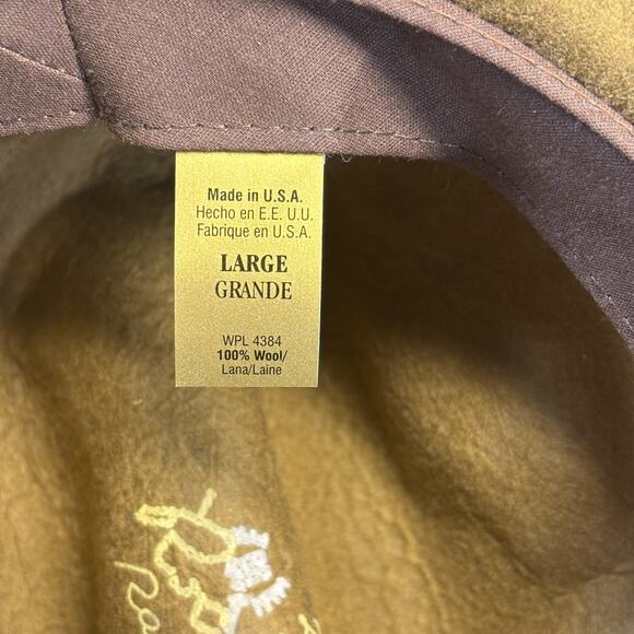 Rockmount Ranch Wear Denver Tru-West Wool Felt Wide Brim Western Hat Style 285